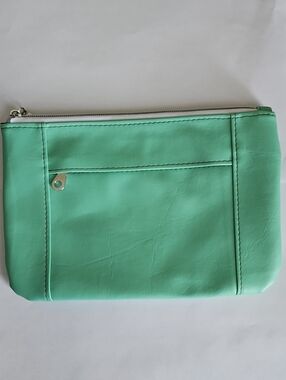 Mint Green Women's Zip Pouch Clutch